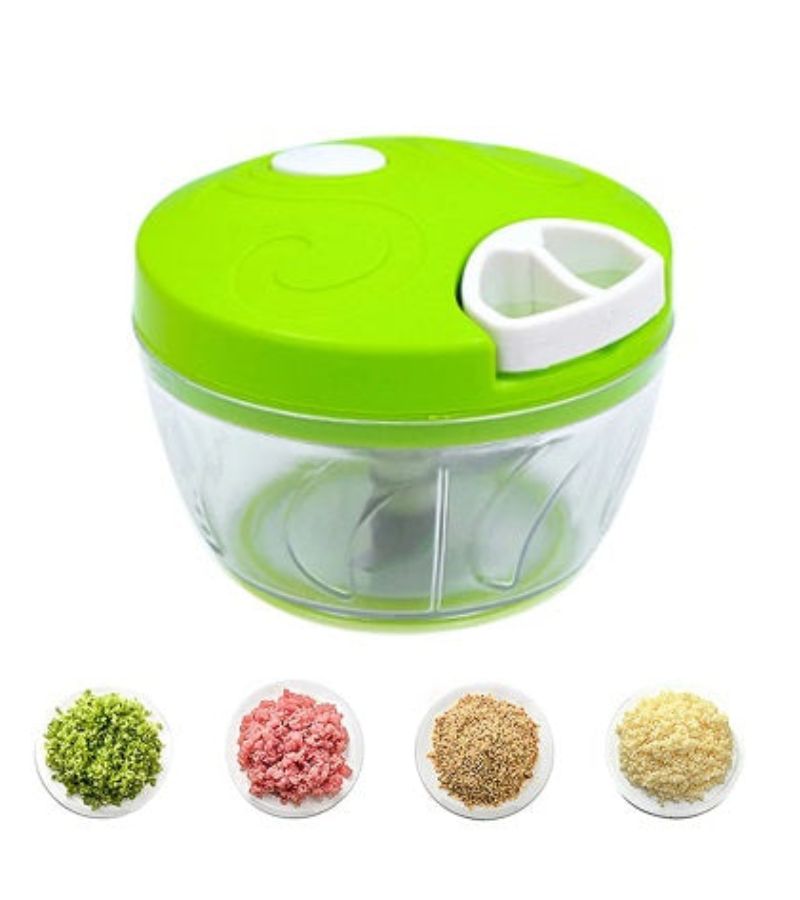 Easy Spin Quick Cutter - Vegetable Fruit Nut Onion Chopper, Hand Meat Grinder Mixer Food Processor Food Processer, Choppers, Chopper Vegetable Cutter, Vegetable Tools at Paktendz pk